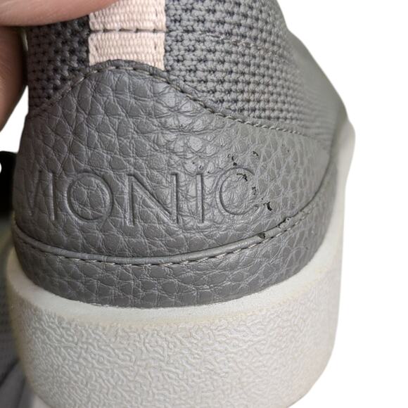 Vionic Sidney Slip On Loafers Gray Knit Size 6.5 Comfort Walking Travel Shoes - Picture 5 of 10